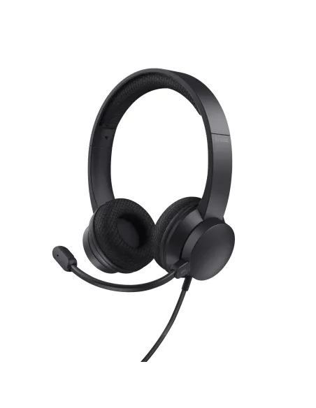 Trust HS-260 Auriculares Alámbrico Banda para cuello Oficina Centro de llamadas USB tipo A Negro