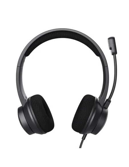 Trust HS-260 Auriculares Alámbrico Banda para cuello Oficina Centro de llamadas USB tipo A Negro