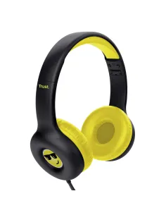 Trust Nouna Auriculares Alámbrico Diadema Llamadas Música Negro, Amarillo 2