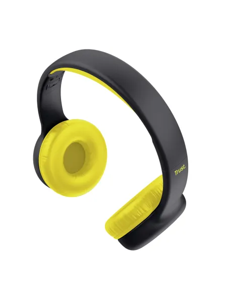 Trust Nouna Auriculares Alámbrico Diadema Llamadas Música Negro, Amarillo