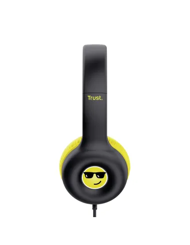 Trust Nouna Auriculares Alámbrico Diadema Llamadas Música Negro, Amarillo