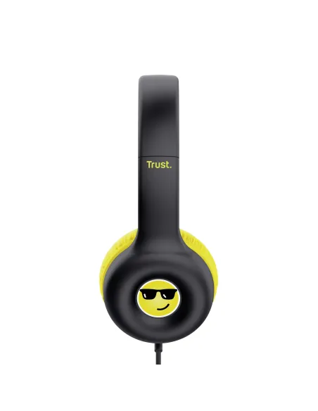 Trust Nouna Auriculares Alámbrico Diadema Llamadas Música Negro, Amarillo