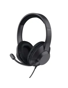 Trust Ayda Max Auriculares Alámbrico Diadema Llamadas Música USB Type-C   USB Type-A Negro