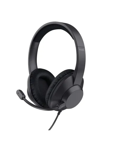 Trust Ayda Max Auriculares Alámbrico Diadema Llamadas Música USB Type-C   USB Type-A Negro