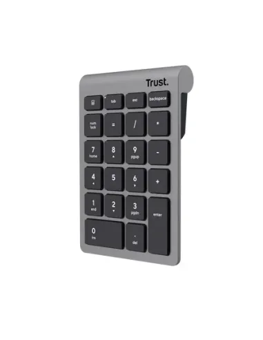 Trust Xalas teclado numérico Portátil PC RF inalámbrico Plata