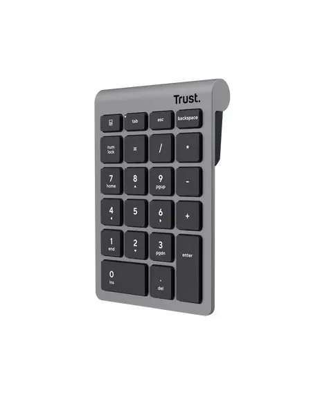 Trust Xalas teclado numérico Portátil PC RF inalámbrico Plata