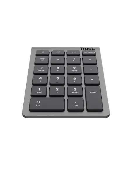 Trust Xalas teclado numérico Portátil PC RF inalámbrico Plata