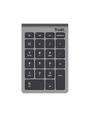 Trust Xalas teclado numérico Portátil PC RF inalámbrico Plata
