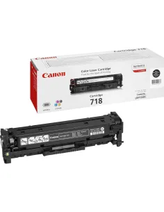 Canon CRG-718 Bk cartucho de tóner 1 pieza(s) Original Negro