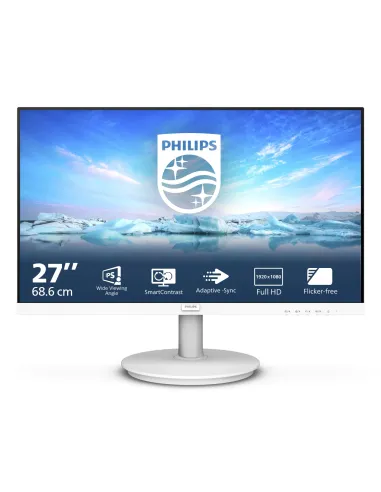 Philips V Line 271V8AW 00 pantalla para PC 68,6 cm (27") 1920 x 1080 Pixeles Full HD LCD Blanco