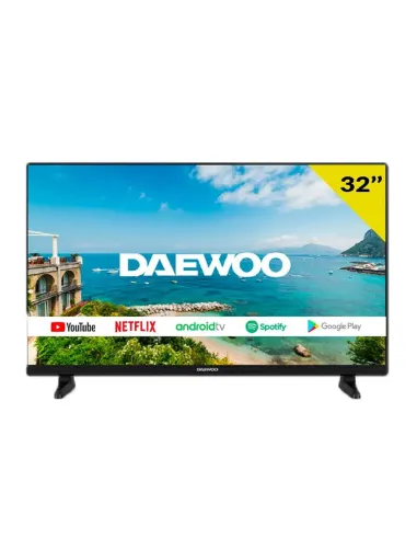 Tv daewoo 32pulgadas led hd ready - 32dm63ha - android smart tv