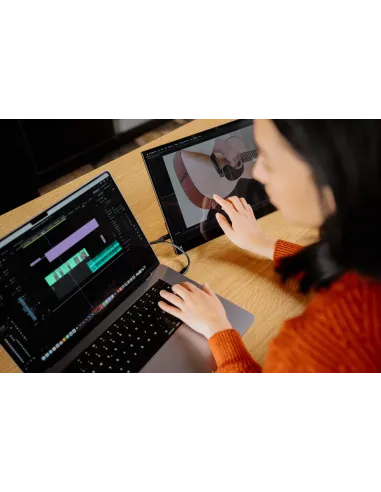 Verbatim 32239 pantalla para PC 43,9 cm (17.3") 3840 x 2160 Pixeles 4K Ultra HD LCD Pantalla táctil Negro