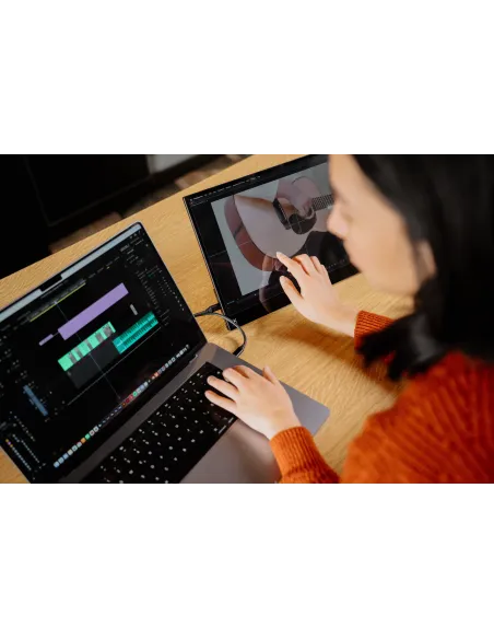 Verbatim 32239 pantalla para PC 43,9 cm (17.3") 3840 x 2160 Pixeles 4K Ultra HD LCD Pantalla táctil Negro