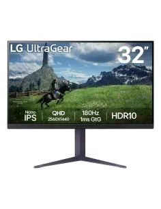 LG 32GS85Q-B pantalla para PC 80 cm (31.5") 2560 x 1440 Pixeles Quad HD LED Gris, Violeta