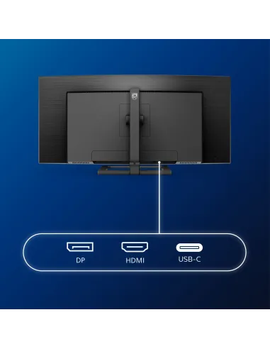 Philips E Line 346E2CUAE 00 pantalla para PC 86,4 cm (34") 3440 x 1440 Pixeles Wide Quad HD+ LCD Negro