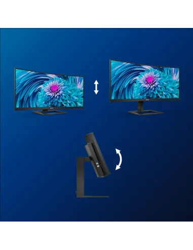 Philips E Line 346E2CUAE 00 pantalla para PC 86,4 cm (34") 3440 x 1440 Pixeles Wide Quad HD+ LCD Negro