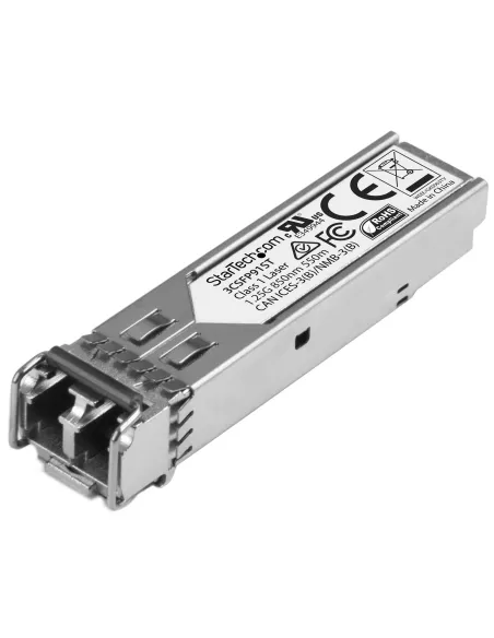 StarTech.com Módulo Transceptor SFP Compatible con 3CSFP91 de HPE - 1000BASE-SX - Fibra Multimodo (MMF) 1 GbE - SFP Ethernet