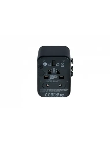 Verbatim 49544 adaptador de enchufe eléctrico Universal Negro
