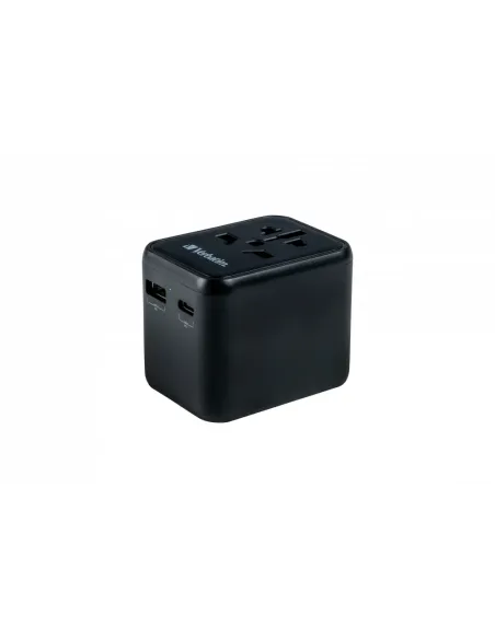 Verbatim 49544 adaptador de enchufe eléctrico Universal Negro