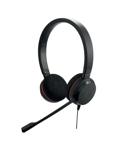 Jabra Evolve 20 Auriculares Alámbrico Diadema Oficina Centro de llamadas USB tipo A Negro