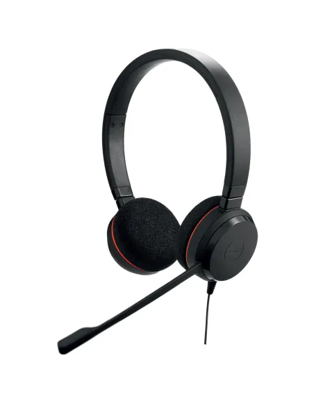 Jabra Evolve 20 Auriculares Alámbrico Diadema Oficina Centro de llamadas USB tipo A Negro