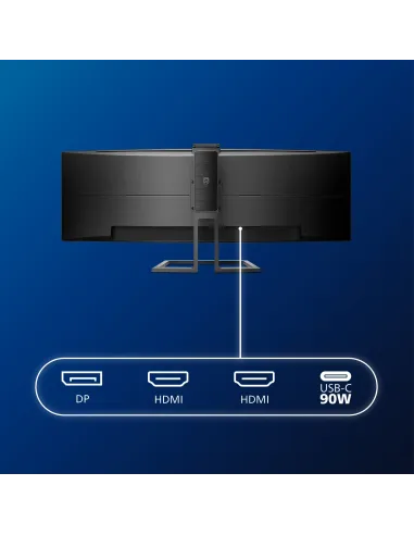 Philips P Line Pantalla LCD curva 32 9 SuperWide 499P9H 00