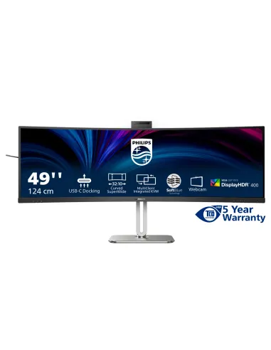 Philips 49B2U6900CH 00 pantalla para PC 124 cm (48.8") 5120 x 1440 Pixeles Dual QHD LCD Negro