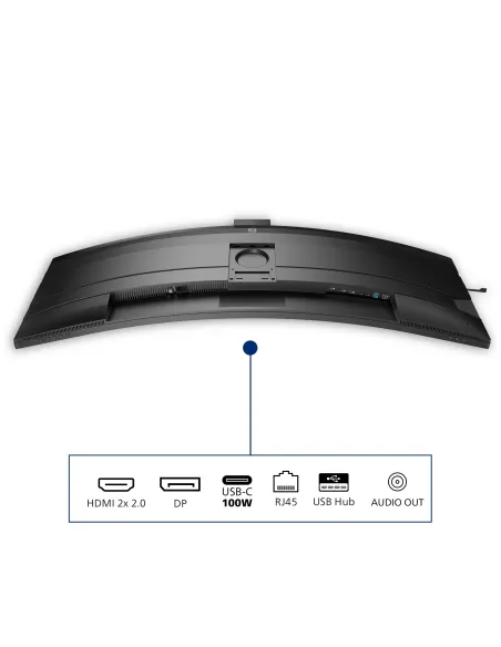 Philips 49B2U6900CH 00 pantalla para PC 124 cm (48.8") 5120 x 1440 Pixeles Dual QHD LCD Negro