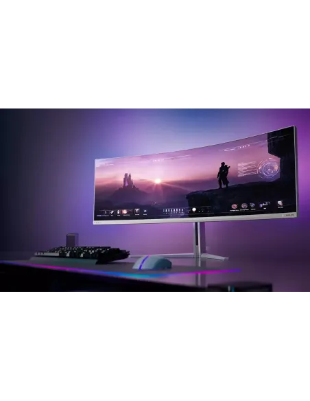 Philips Evnia 8000 49M2C8900L 00 pantalla para PC 124,2 cm (48.9") 5120 x 1440 Pixeles Dual QHD QD-OLED Blanco