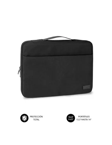 Funda subblim elegant laptop sleeve para portatil 13.3pulgadas - 14pulgadas negro