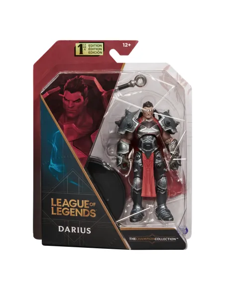 League of Legends , figura coleccionable de Darius de 10,2 cm con detalles de gran calidad y un accesorio de hacha, Colección