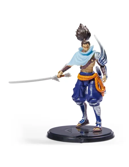 League of Legends , figura coleccionable de Yasuo de 10,2 cm con detalles de gran calidad y un accesorio de espada, Colección