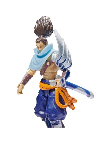 League of Legends , figura coleccionable de Yasuo de 10,2 cm con detalles de gran calidad y un accesorio de espada, Colección