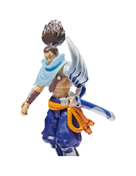League of Legends , figura coleccionable de Yasuo de 10,2 cm con detalles de gran calidad y un accesorio de espada, Colección