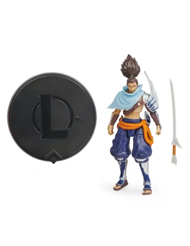 League of Legends , figura coleccionable de Yasuo de 10,2 cm con detalles de gran calidad y un accesorio de espada, Colección