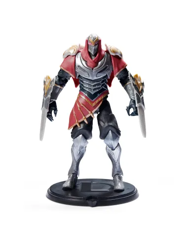 League of Legends - FIGURA PREMIUM ZED - Figura Zed 15 cm Coleccionable - Detalles de Gran Calidad y 2 accesorios - Colección
