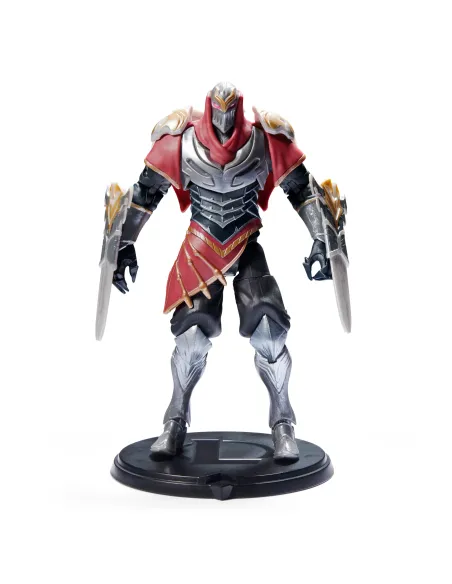 League of Legends - FIGURA PREMIUM ZED - Figura Zed 15 cm Coleccionable - Detalles de Gran Calidad y 2 accesorios - Colección