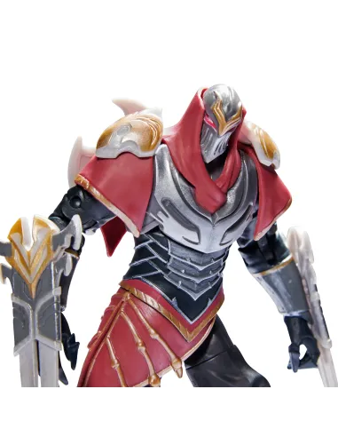 League of Legends - FIGURA PREMIUM ZED - Figura Zed 15 cm Coleccionable - Detalles de Gran Calidad y 2 accesorios - Colección