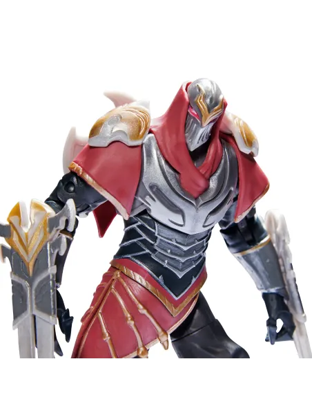 League of Legends - FIGURA PREMIUM ZED - Figura Zed 15 cm Coleccionable - Detalles de Gran Calidad y 2 accesorios - Colección