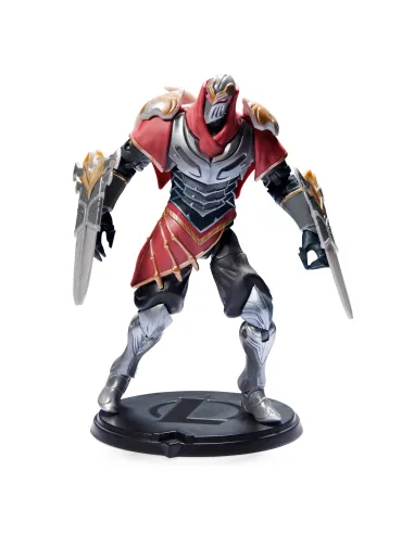 League of Legends - FIGURA PREMIUM ZED - Figura Zed 15 cm Coleccionable - Detalles de Gran Calidad y 2 accesorios - Colección
