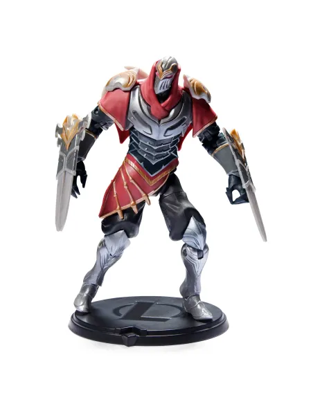 League of Legends - FIGURA PREMIUM ZED - Figura Zed 15 cm Coleccionable - Detalles de Gran Calidad y 2 accesorios - Colección