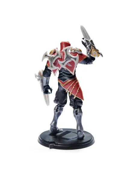 League of Legends - FIGURA PREMIUM ZED - Figura Zed 15 cm Coleccionable - Detalles de Gran Calidad y 2 accesorios - Colección