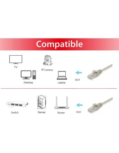 Equip 625415 cable de red Beige 7,5 m Cat6 U UTP (UTP)