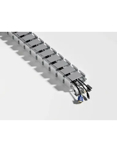 Equip 650860 organizador de cables Escritorio Pasacables Gris 1 pieza(s)