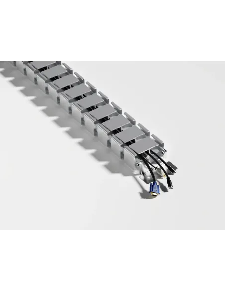 Equip 650860 organizador de cables Escritorio Pasacables Gris 1 pieza(s)