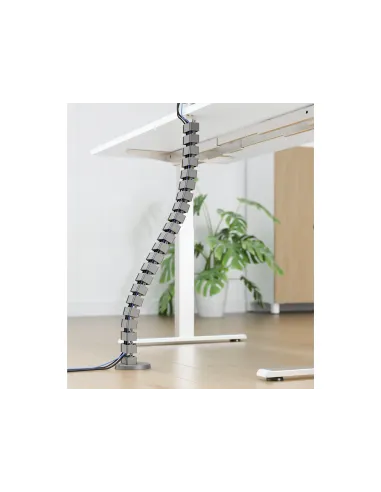 Equip 650860 organizador de cables Escritorio Pasacables Gris 1 pieza(s)