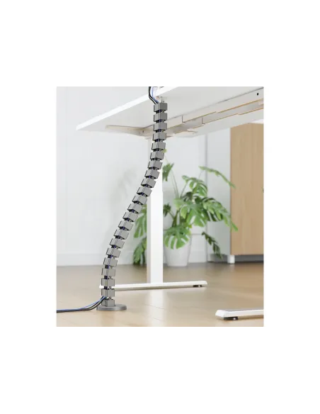 Equip 650860 organizador de cables Escritorio Pasacables Gris 1 pieza(s)