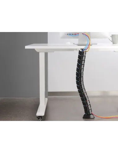 Equip 650861 organizador de cables Escritorio Pasacables Negro 1 pieza(s)