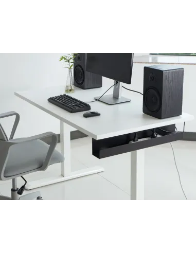 Equip 650863 organizador de cables Escritorio Bandeja de cables Negro 1 pieza(s)