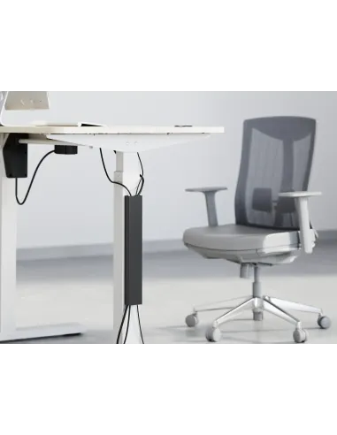 Equip 650865 organizador de cables Escritorio Bandeja de cables Negro